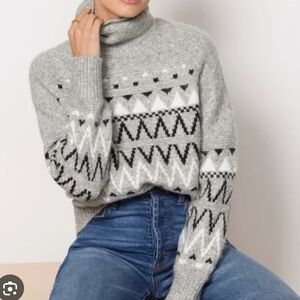 Design History Gray Knit Holiday Winter Sweater - Size M BNWOT